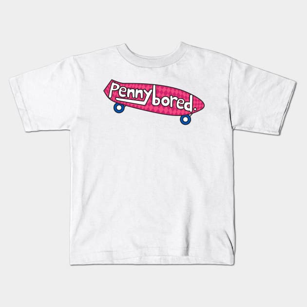 pennybored. logo 2 Kids T-Shirt by rynomorto